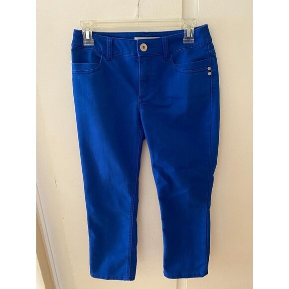 Chico's Platinum Blue Denim Ankle Jeans, Size 00 - Picture 1 of 9